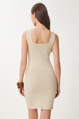 Vestido justo - Amarelo