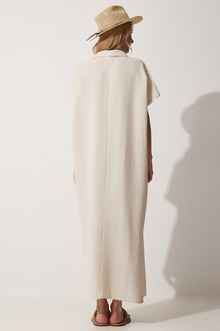 Vestido comprido - Nude