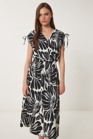 Vestido midi - Preto