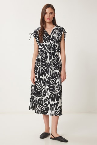 Vestido midi - Preto