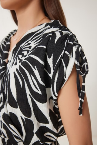 Vestido midi - Preto