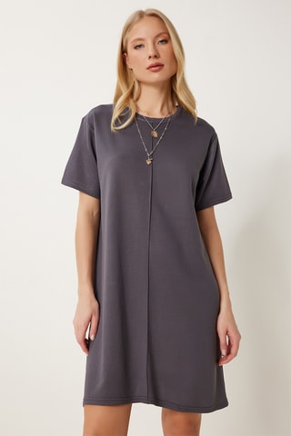 Vestido direito - Antracite