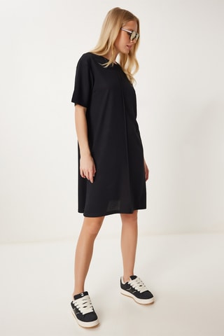 Vestido direito - Preto