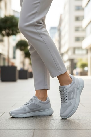 Sapatilhas - Cinzento-claro