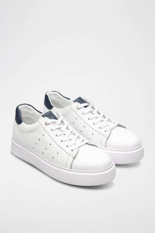 Sapatilhas em couro - Branco