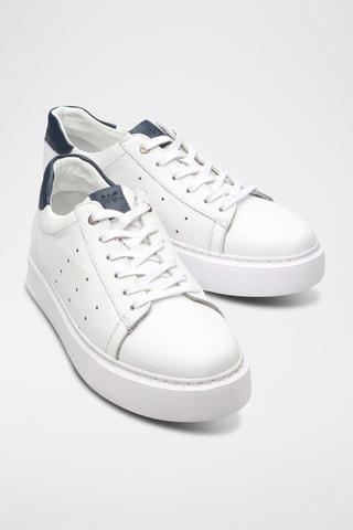 Sapatilhas em couro - Branco