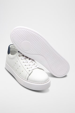 Sapatilhas em couro - Branco