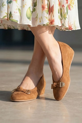 Sabrinas com cunha - Castanho