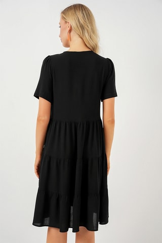 Vestido estilo patinadora - Preto