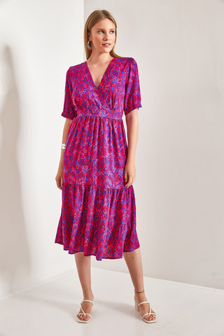 Vestido midi - Vermelho