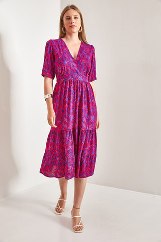 Vestido midi - Vermelho