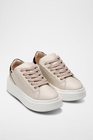 Sapatilhas - Bege-claro