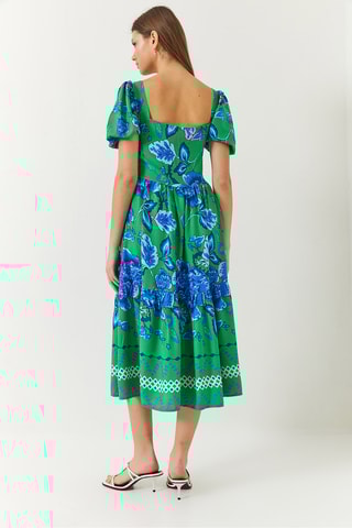 Vestido midi - Verde
