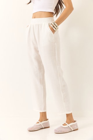 Calças slim - Branco