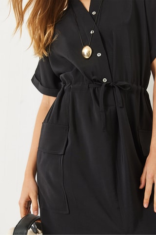 Vestido midi - Preto