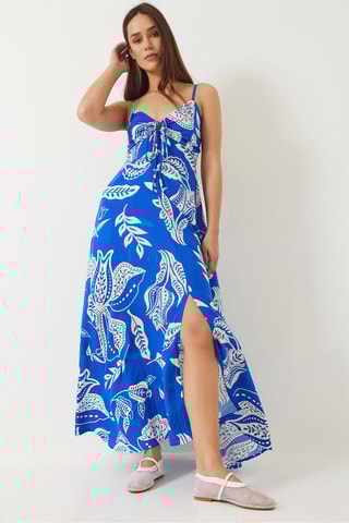 Vestido comprido - Azul