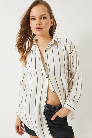 Camisa - Branco e preto