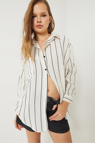 Camisa - Branco e preto