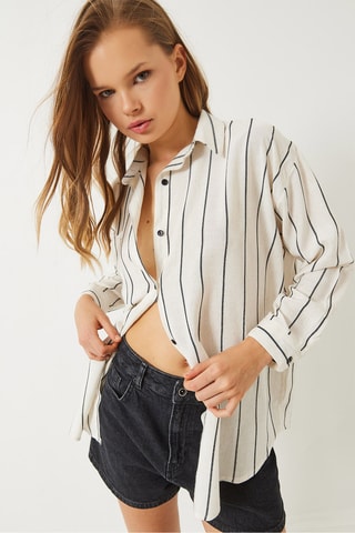 Camisa - Branco e preto