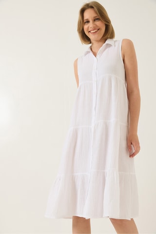 Vestido-camisa - Branco