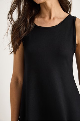 Vestido trapézio - Preto