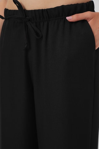 Calças wide legs - Preto