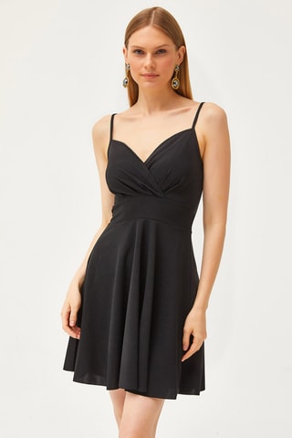 Vestido estilo patinadora - Preto