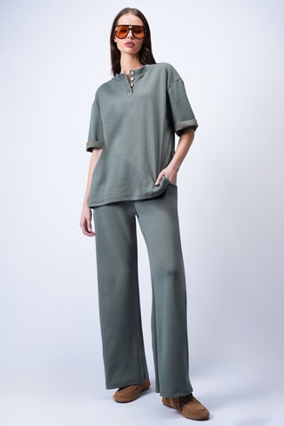 Blusa e calças - Caqui