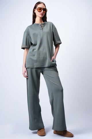 Blusa e calças - Caqui