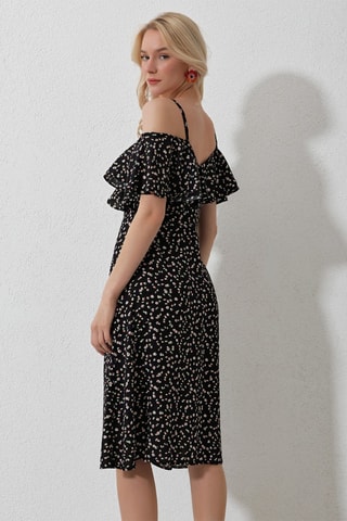Vestido estilo patinadora - Preto