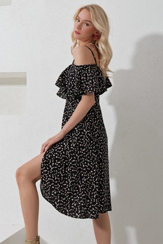 Vestido estilo patinadora - Preto