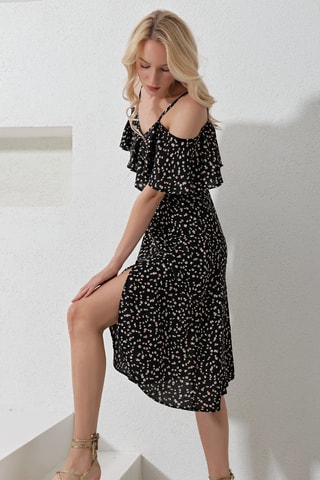 Vestido estilo patinadora - Preto