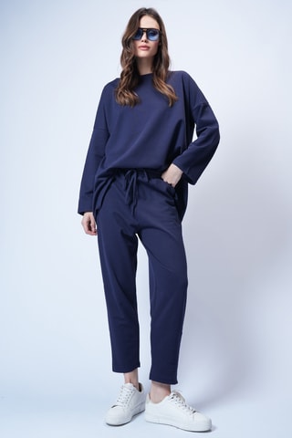 T-shirt e calças - Azul-marinho