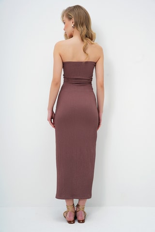 Vestido-caicai - Castanho