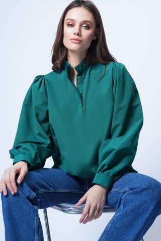Blusa - Verde-esmeralda