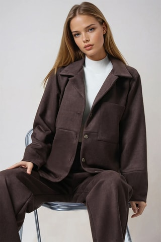 Casaco - Castanho-escuro