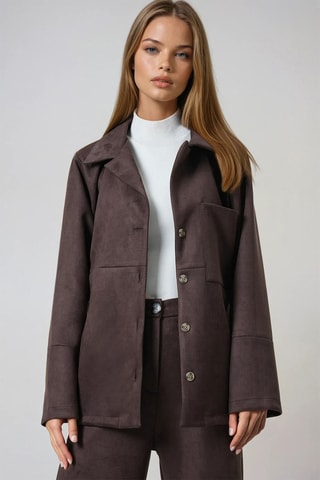 Casaco - Castanho-escuro