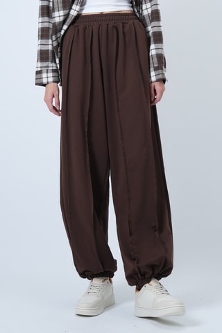 Calças de treino - Castanho-escuro