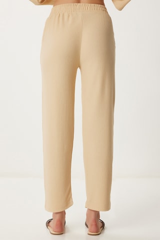 Quimono e calças - Nude