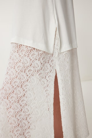 Vestido efeito ilusório - Branco