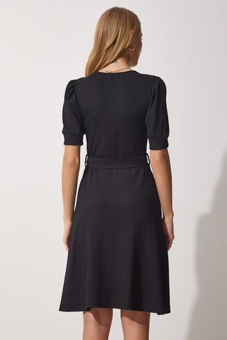 Vestido estilo patinadora - Preto