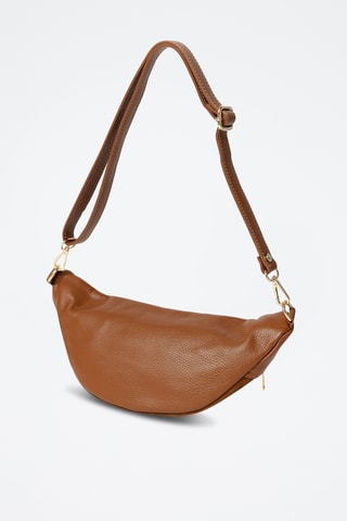 Sac banane en cuir Carola - Marron