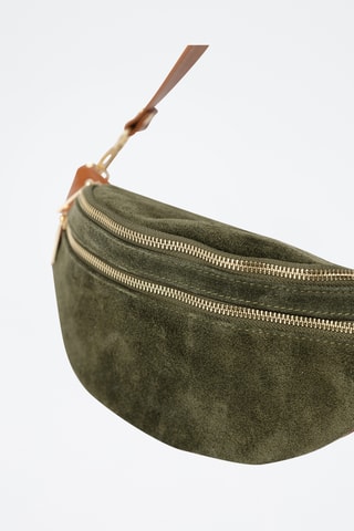 Sac banane en cuir Carola - Vert