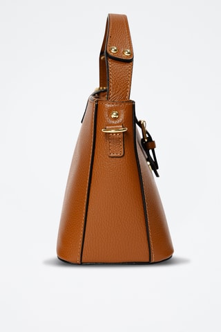 Sac à main en cuir Adelma - Marron