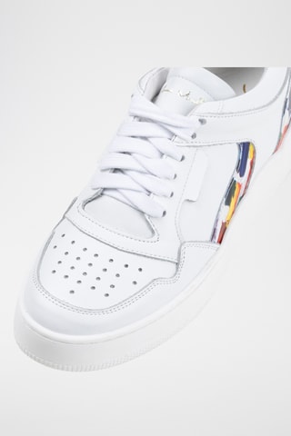 Baskets en cuir Giuscia - Blanc