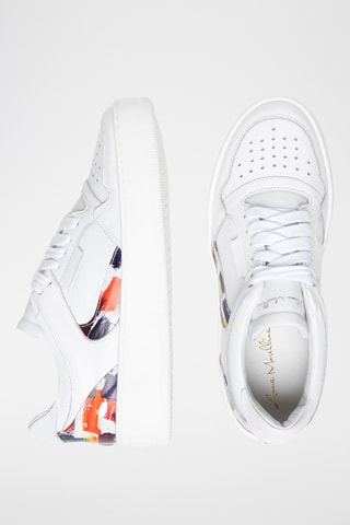 Baskets en cuir Giuscia - Blanc