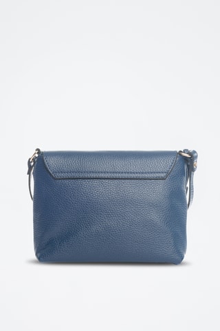 Sac bandoulière en cuir Bagni - Bleu