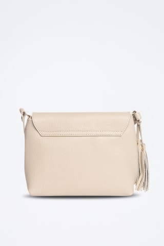 Sac bandoulière en cuir Bagni - Beige