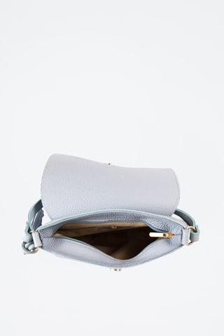 Sac bandoulière en cuir Bagni - Bleu