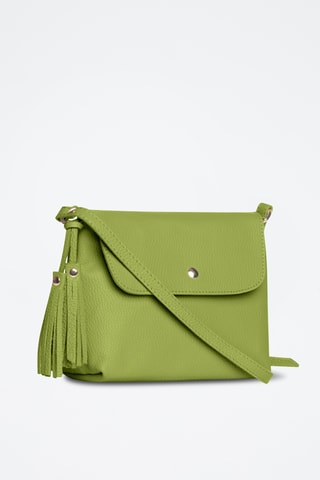 Sac bandoulière en cuir Bagni - Vert